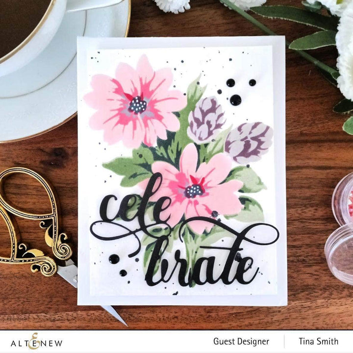 Altenew Stencil & Die Bundle Flower Bunch Layering Stencil & Die Bundle