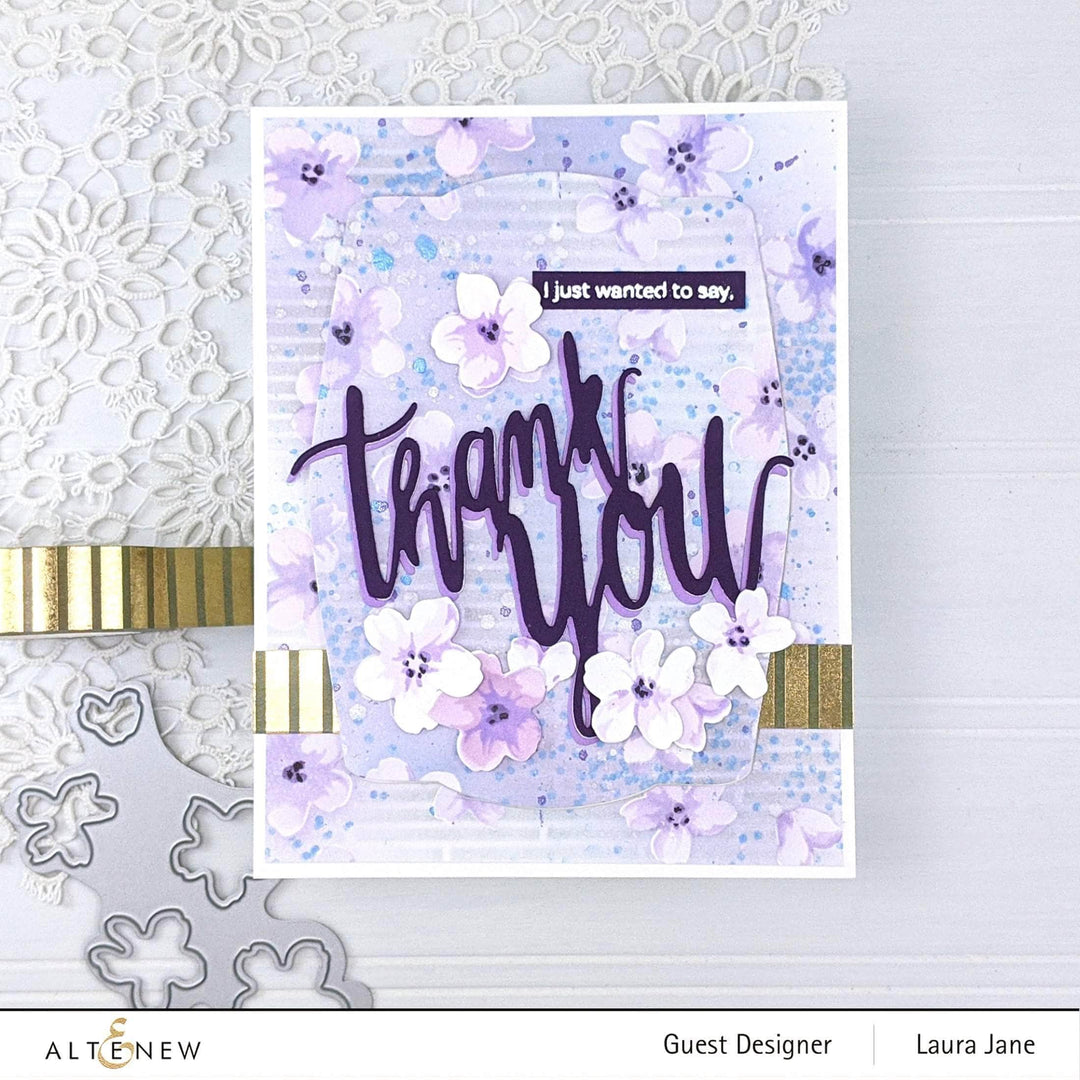 Altenew Stencil & Die Bundle Hill Blossoms Layering Stencil & Die Bundle
