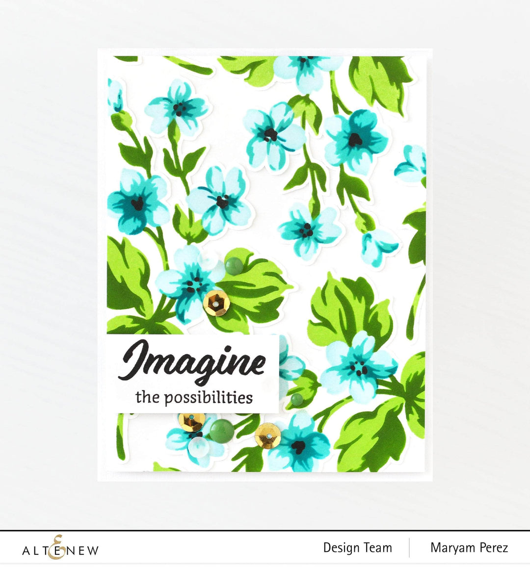 Altenew Stencil & Die Bundle Hill Blossoms Layering Stencil & Die Bundle
