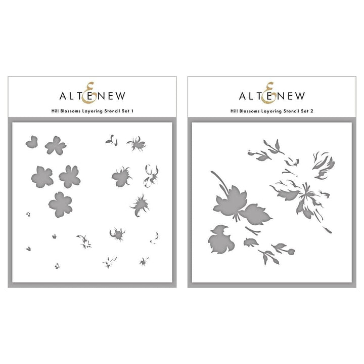 Altenew Stencil & Die Bundle Hill Blossoms Layering Stencil & Die Bundle