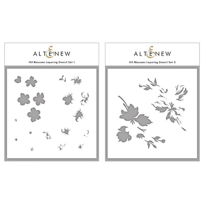 Altenew Stencil & Die Bundle Hill Blossoms Layering Stencil & Die Bundle