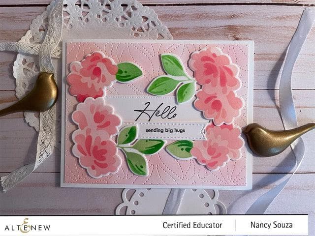 Altenew Stencil & Die Bundle Blobby Roses Stencil & Die Bundle