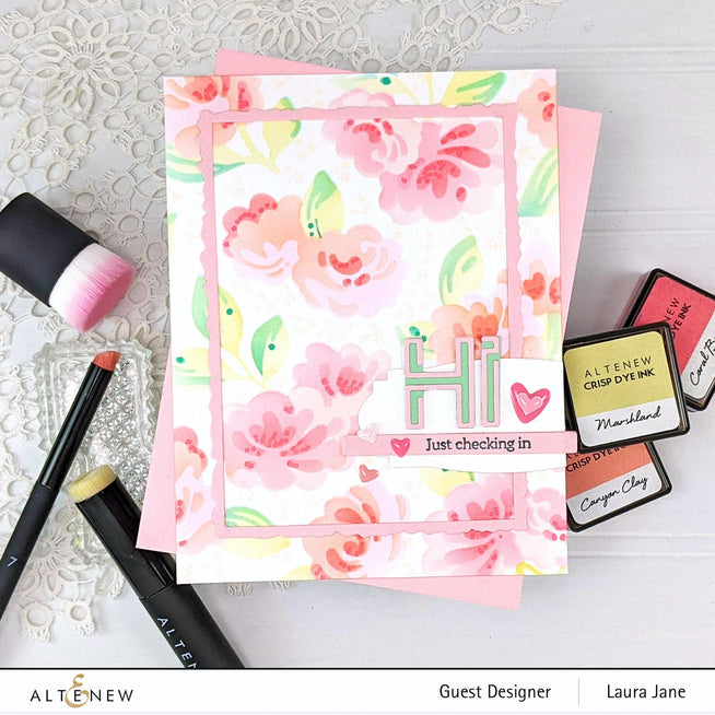 Altenew Stencil & Die Bundle Blobby Roses Stencil & Die Bundle