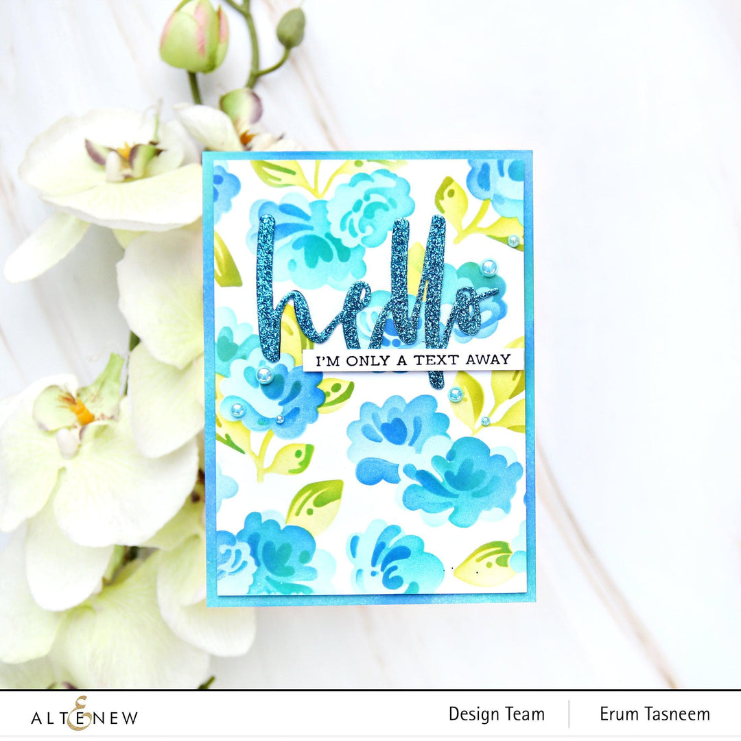 Altenew Stencil & Die Bundle Blobby Roses Stencil & Die Bundle