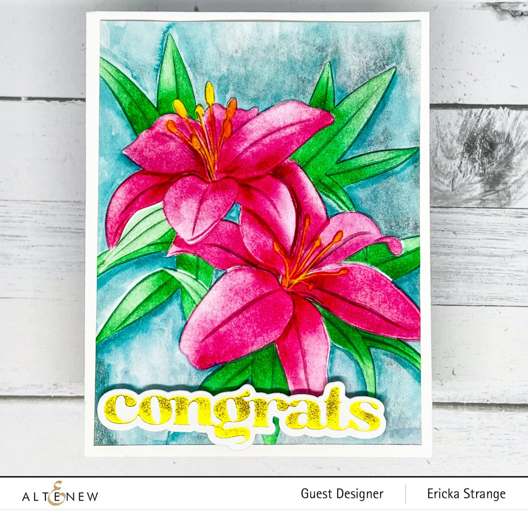 Altenew Stamp & Die Bundle Dreamy Daylilies