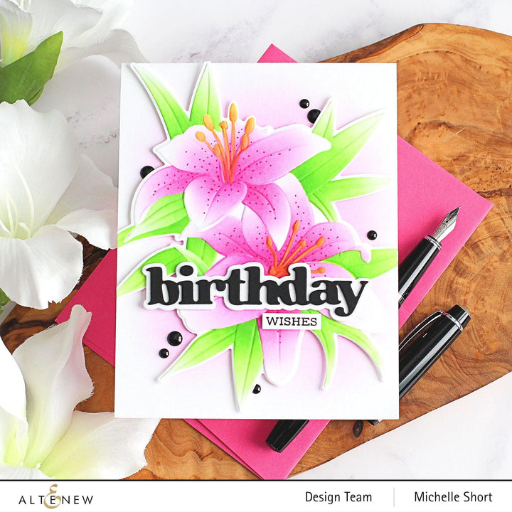 Altenew Stamp & Die Bundle Dreamy Daylilies