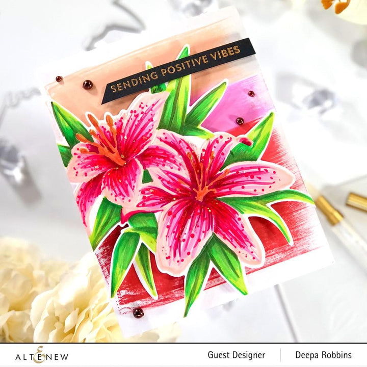 Altenew Stamp & Die Bundle Dreamy Daylilies