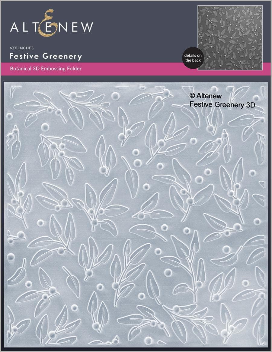 Festive Greenery: Stencil & Die Bundle for Holiday Projects | Altenew