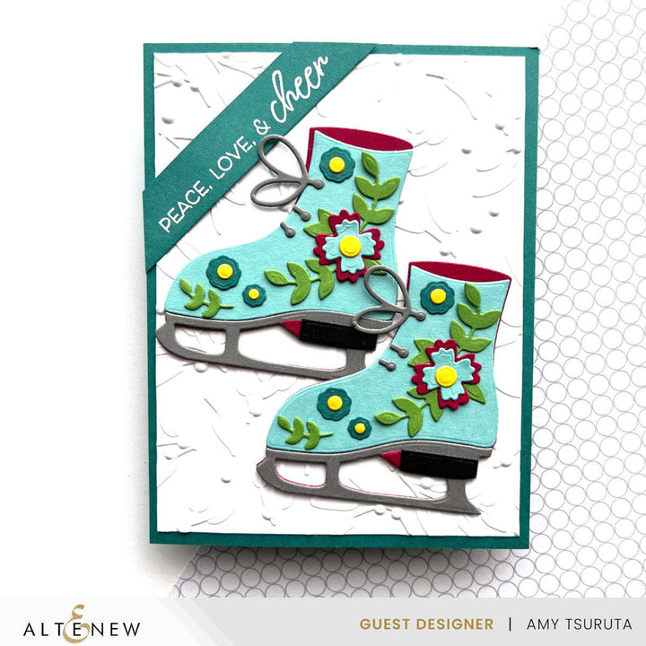 Altenew Stencil & Die & Embossing Folder Bundle Festive Greenery