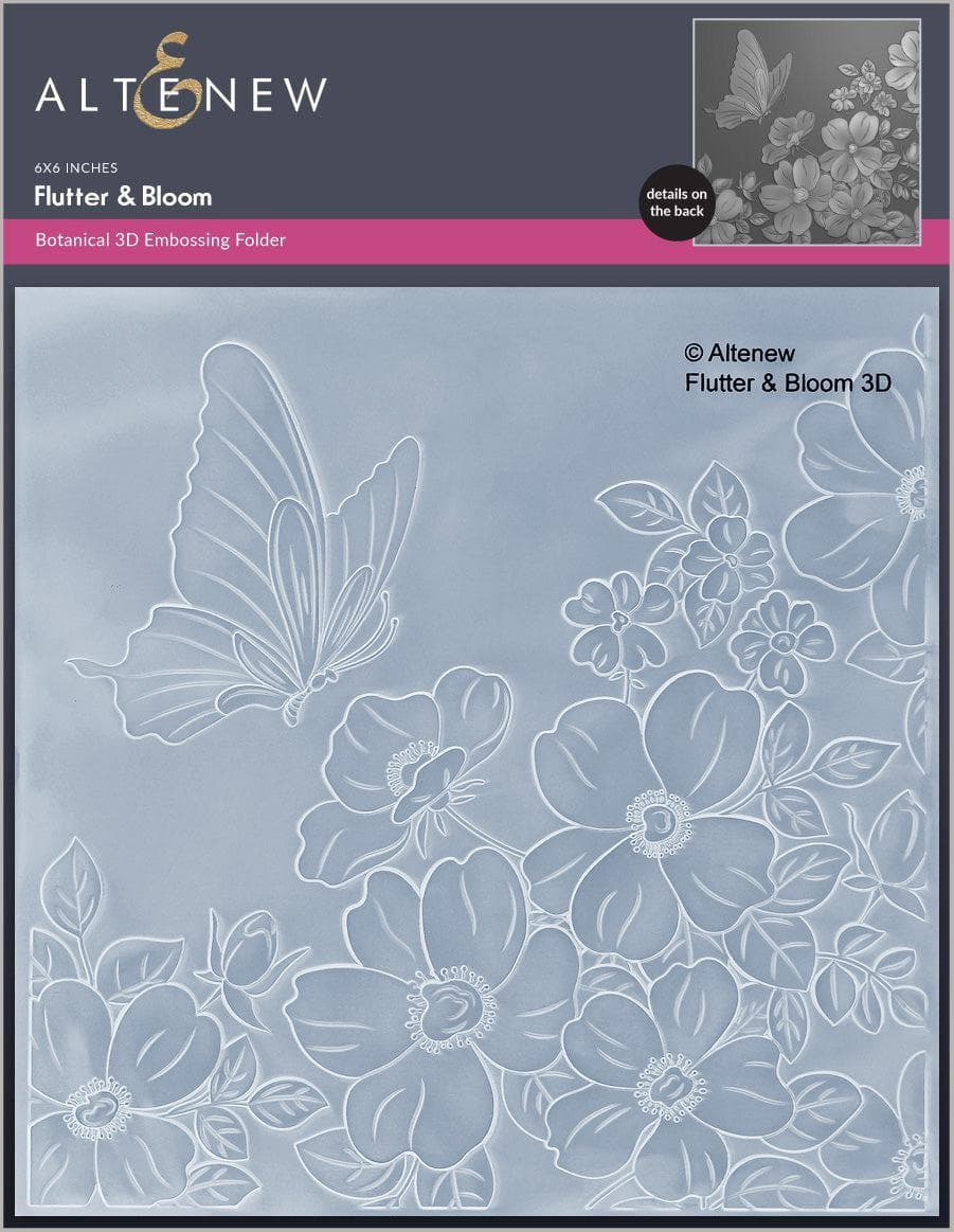 Flutter & Bloom: Stamp, Die, Stencil & Embossing Folder Bundle