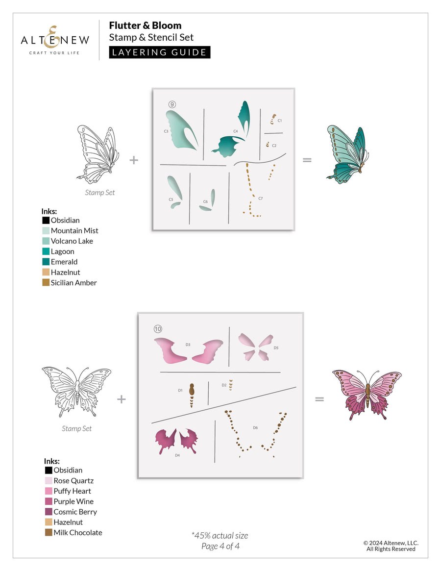 Flutter & Bloom: Stamp, Die, Stencil & Embossing Folder Bundle