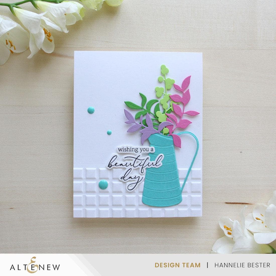 Pitcher Vases: 3D Embossing Folder & Die Set for Crafting | Altenew