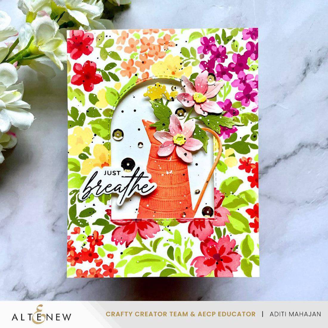 Pitcher Vases: 3D Embossing Folder & Die Set for Crafting | Altenew