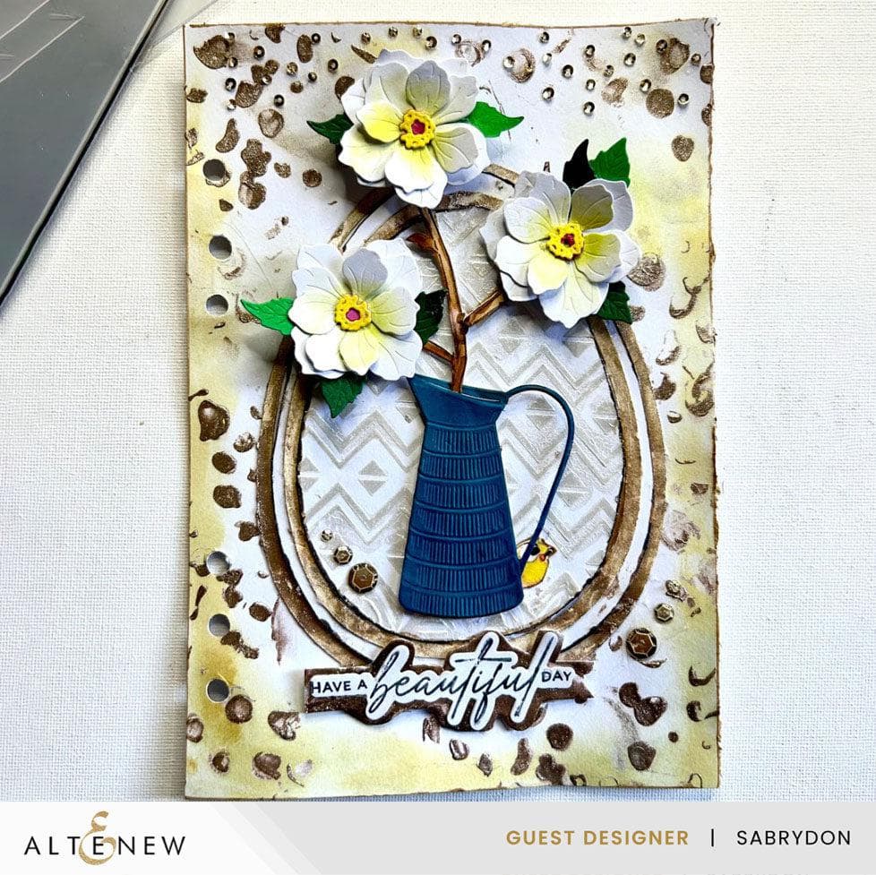Pitcher Vases: 3D Embossing Folder & Die Set for Crafting | Altenew