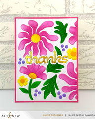 Altenew Stencil & Die & Embossing Folder Bundle Wild Flowers