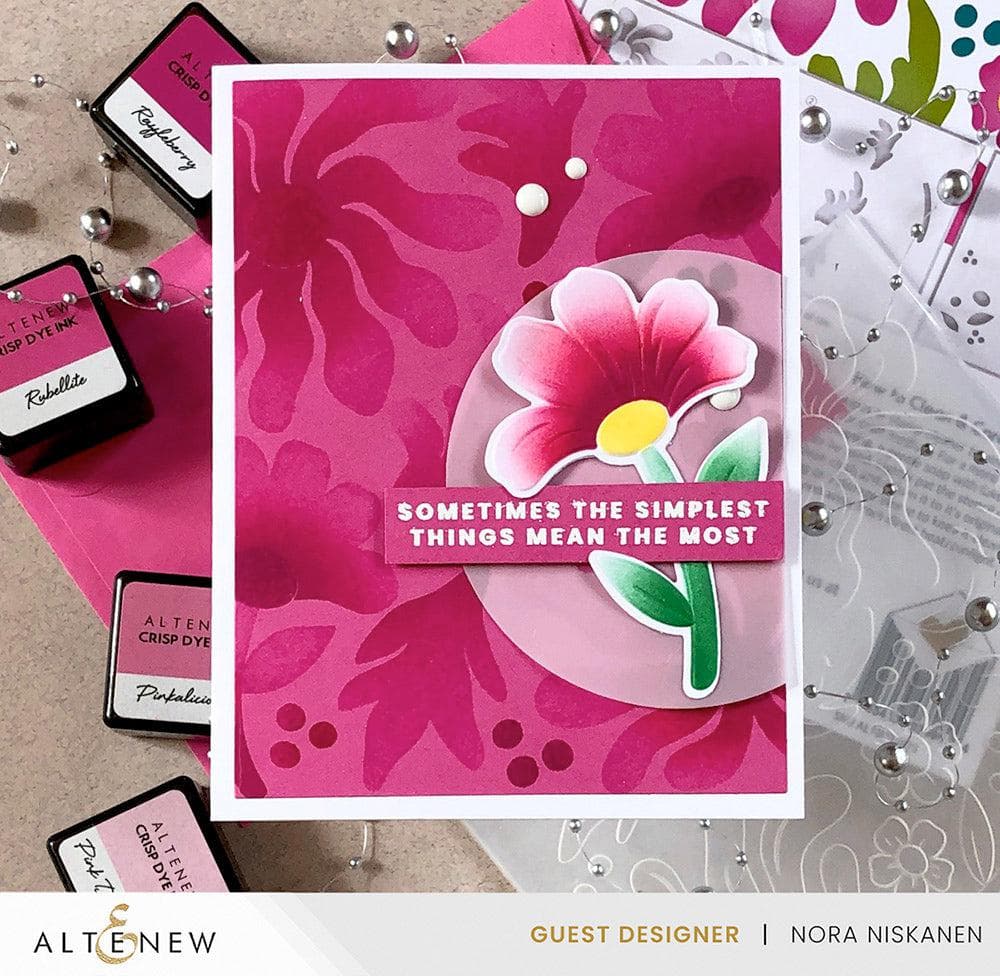 Altenew Stencil & Die & Embossing Folder Bundle Wild Flowers