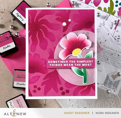 Altenew Stencil & Die & Embossing Folder Bundle Wild Flowers