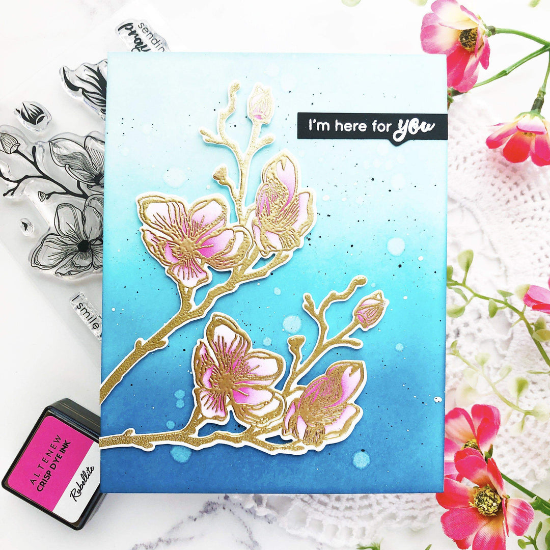 Photocentric Stencil Dotted Blooms Mask Stencil