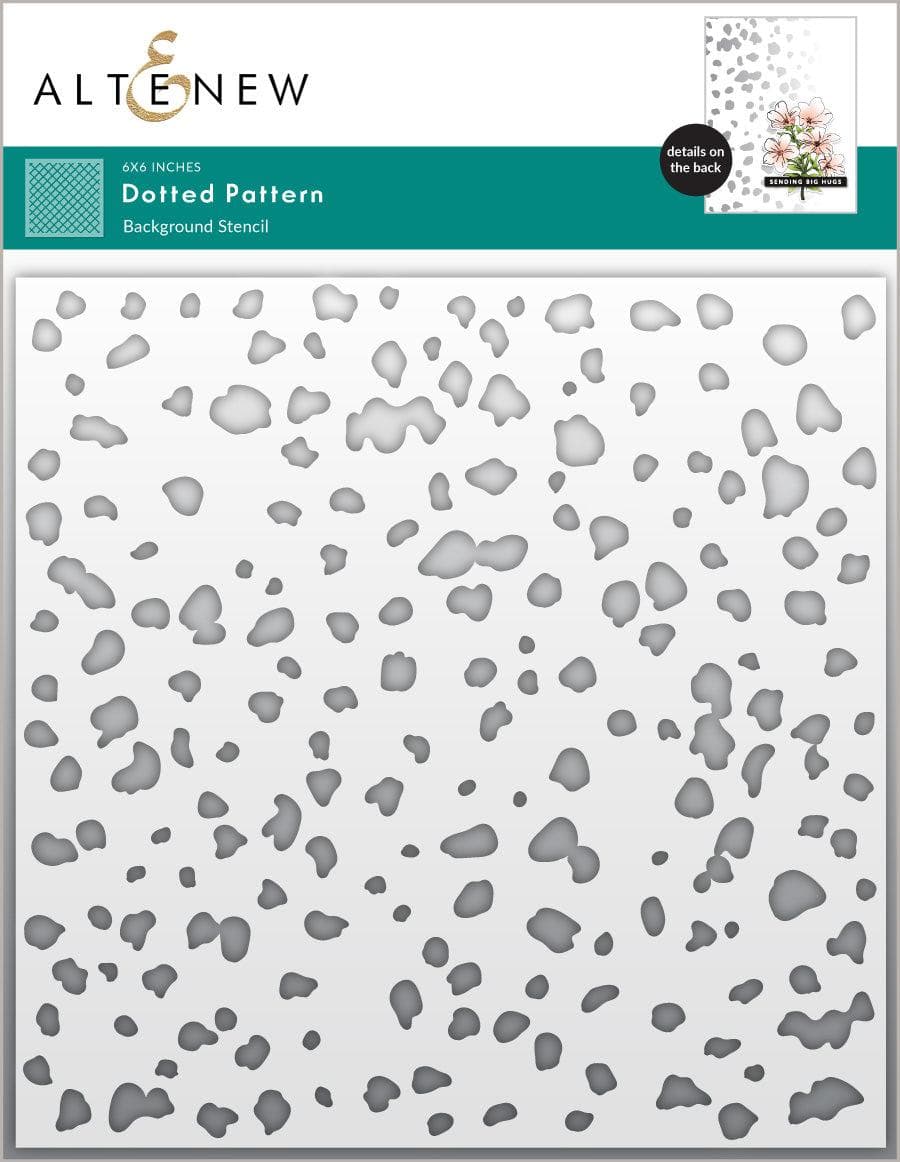 Dotted Pattern Background Stencil