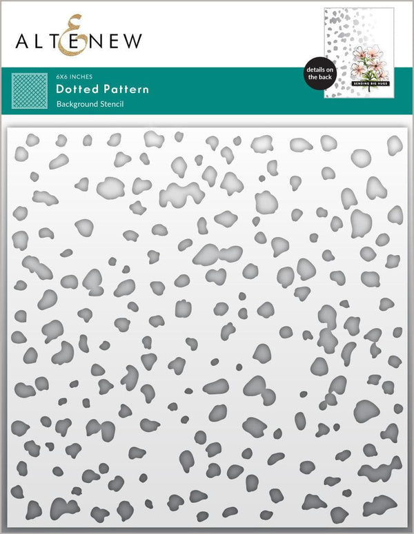 Dotted Pattern Background Stencil