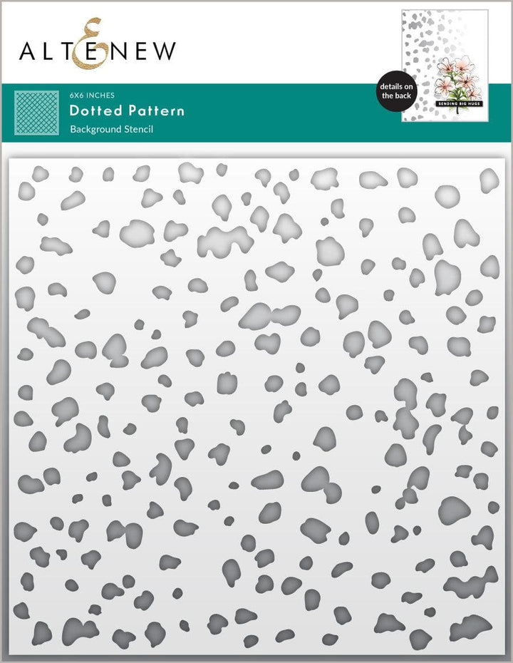 Dotted Pattern Background Stencil