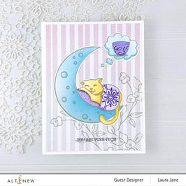 Photocentric Stencil Dreamy Cat Simple Coloring Stencil