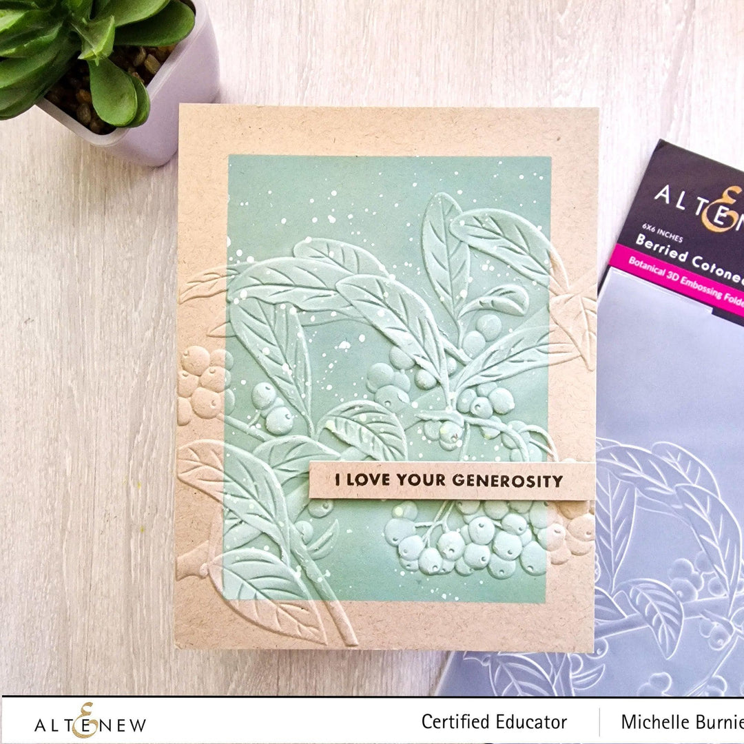 Altenew Stencil & Embossing Folder Bundle Berried Cotoneaster Complete Bundle