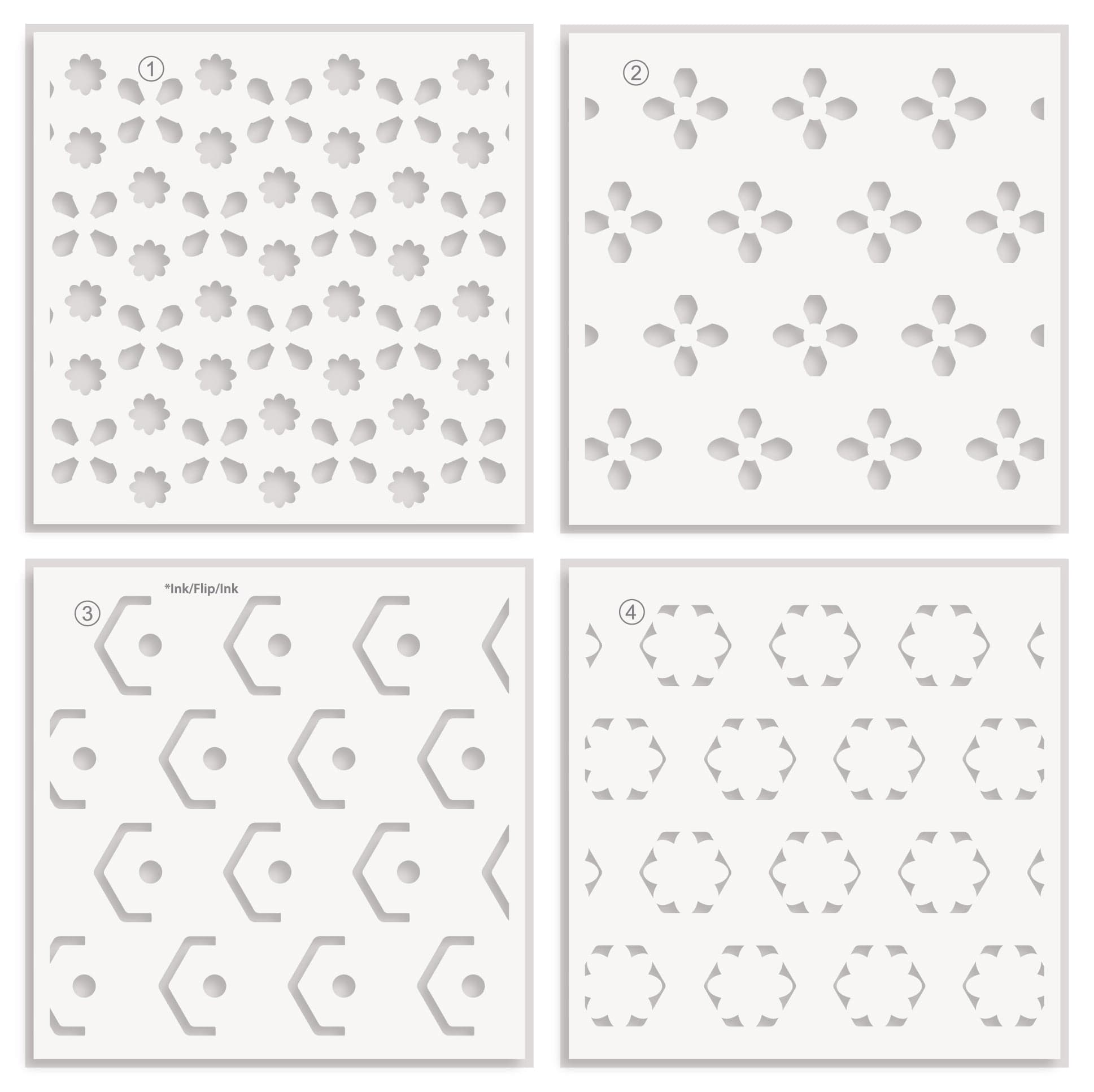 Botanical Honeycomb Stencil & Embossing Folder Bundle | Altenew