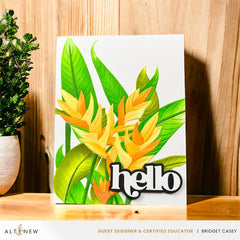 Altenew Stencil & Embossing Folder Bundle Charming Heliconia