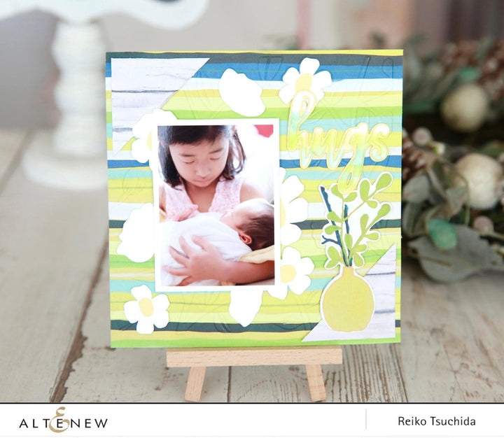 Altenew Stencil & Embossing Folder Bundle Flower Vines Embossing Folder & Stencil Bundle