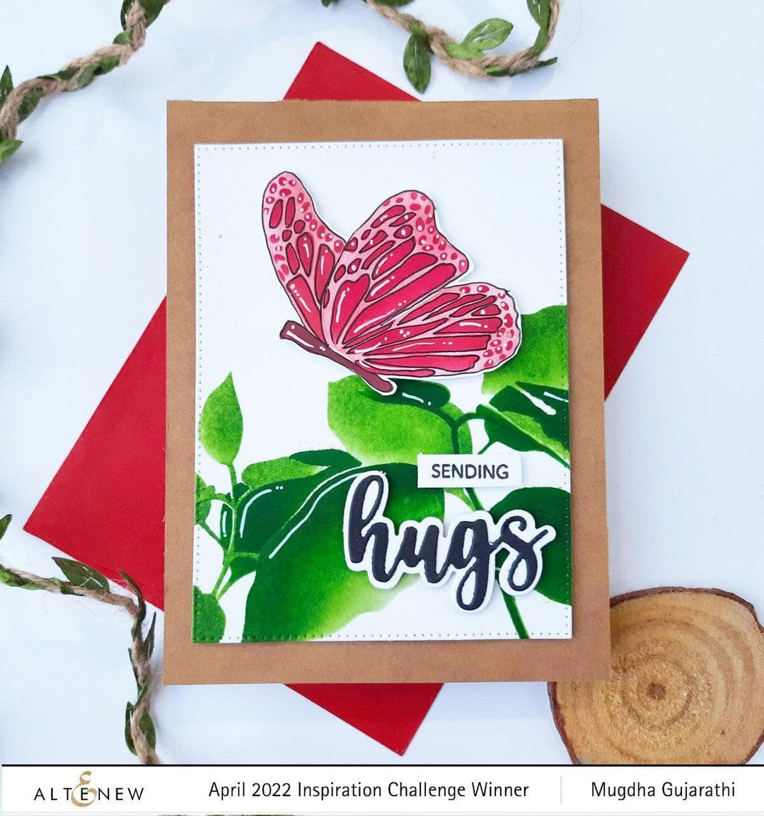 Altenew Stencil & Embossing Folder Bundle Gentle Butterfly Complete Bundle