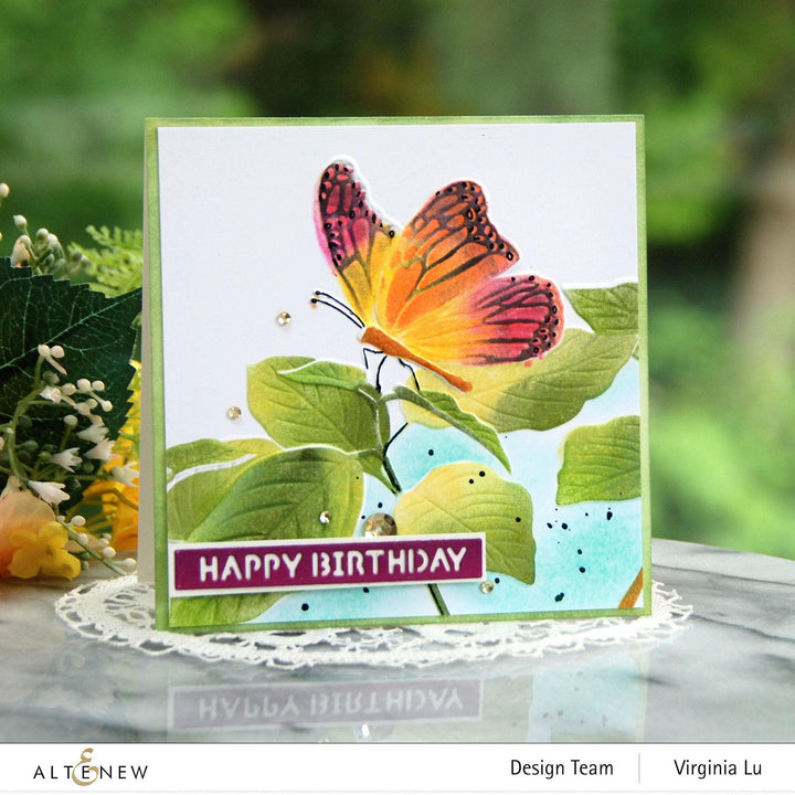 Altenew Stencil & Embossing Folder Bundle Gentle Butterfly Complete Bundle