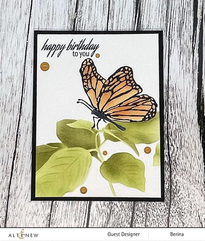 Altenew Stencil & Embossing Folder Bundle Gentle Butterfly Complete Bundle