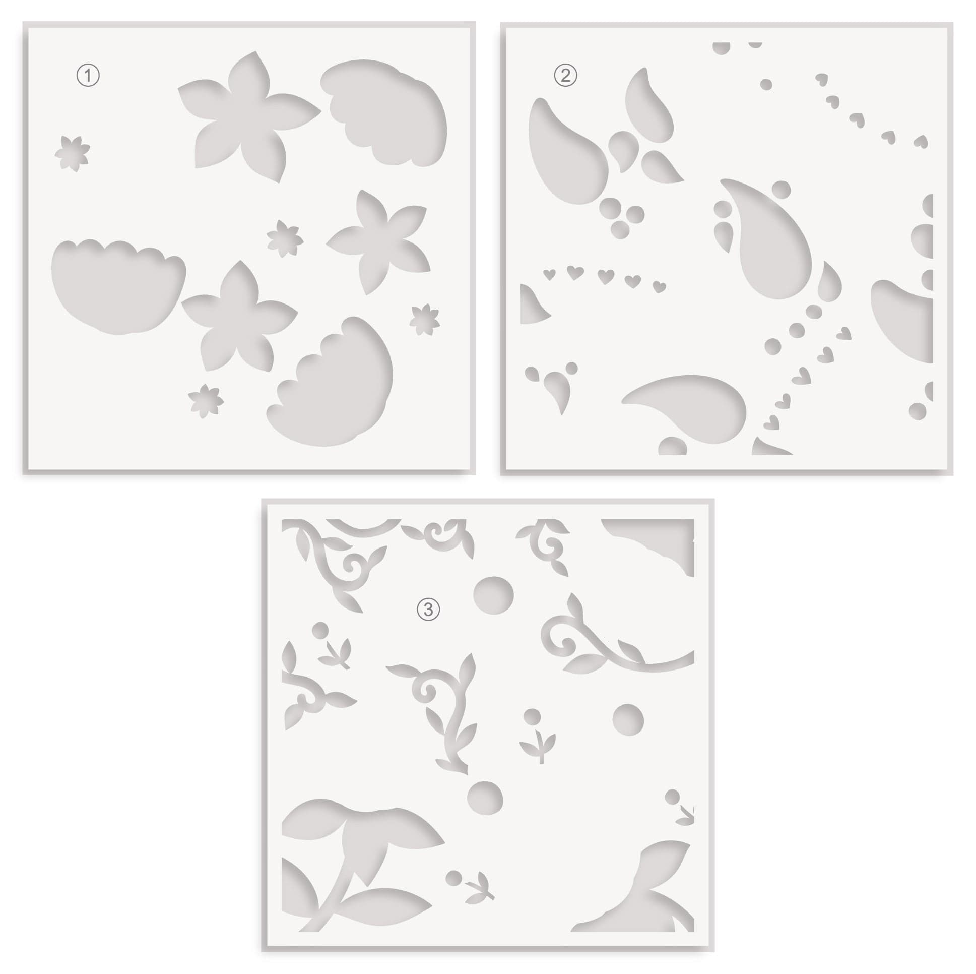 Hearts & Paislies Stencil & Embossing Folder Bundle | Altenew