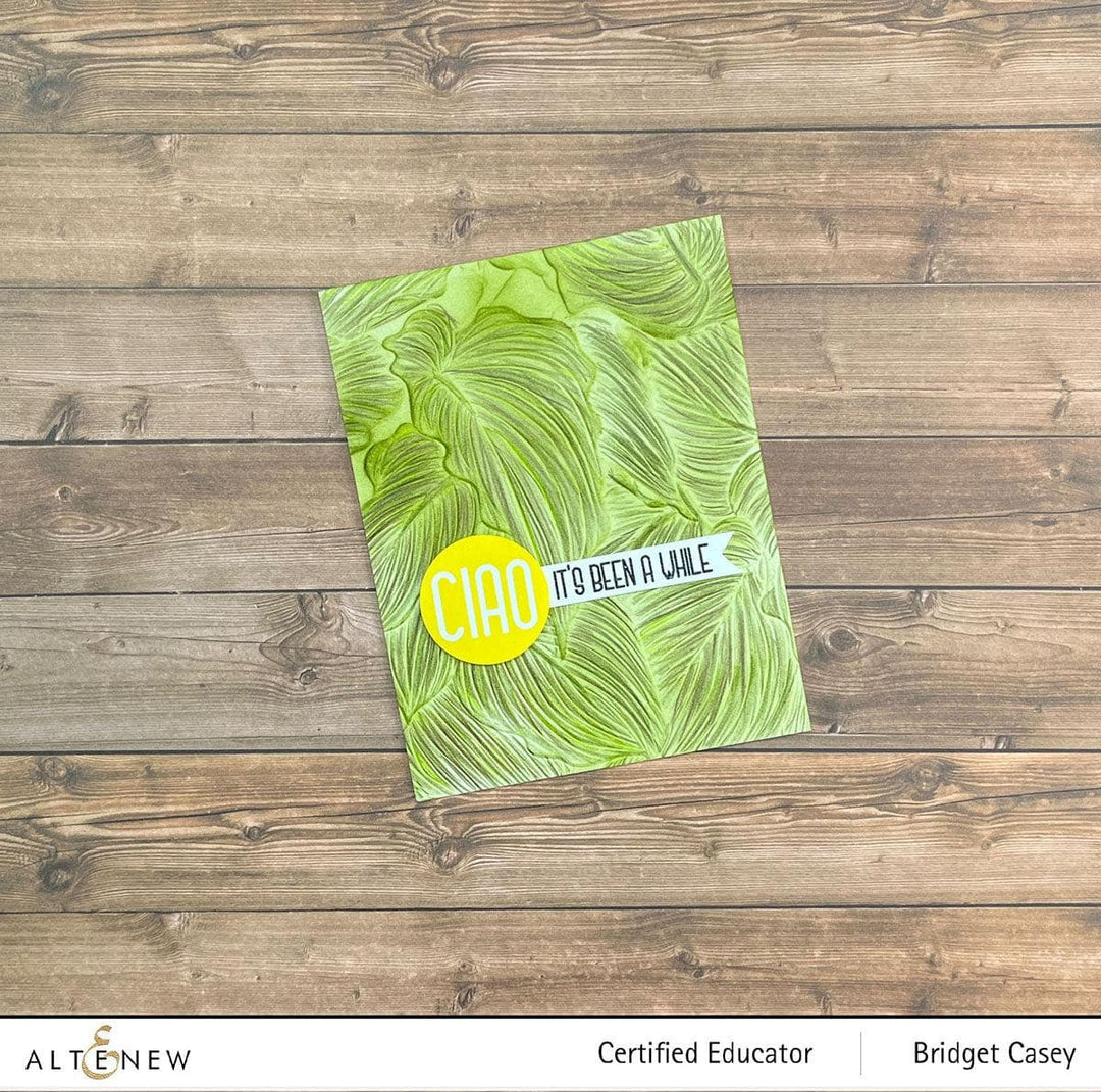 Altenew Stencil & Embossing Folder Bundle Hosta Embossing Folder & Stencil Bundle