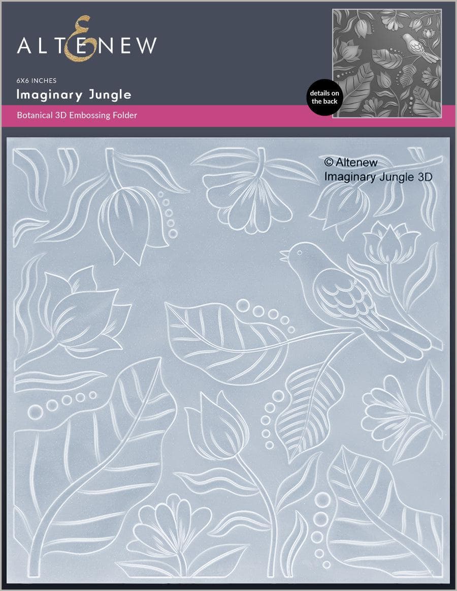 Altenew Stencil & Embossing Folder Bundle Imaginary Jungle Complete Bundle