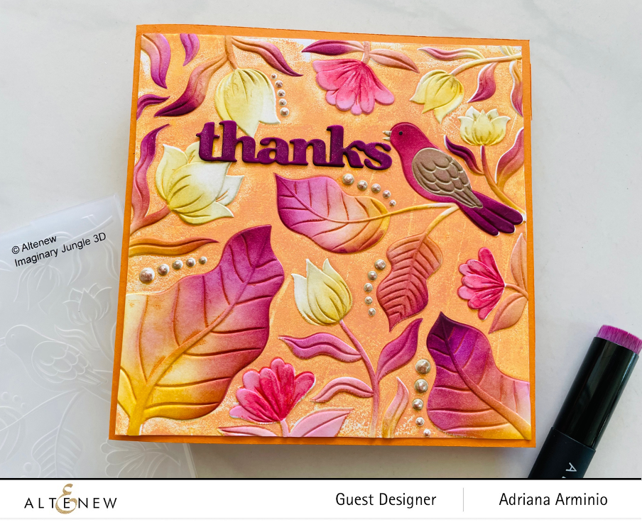 Altenew Stencil & Embossing Folder Bundle Imaginary Jungle Complete Bundle