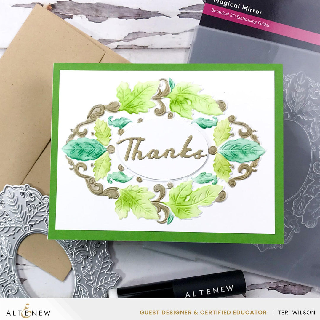 Altenew Stencil & Embossing Folder Bundle Magical Mirror