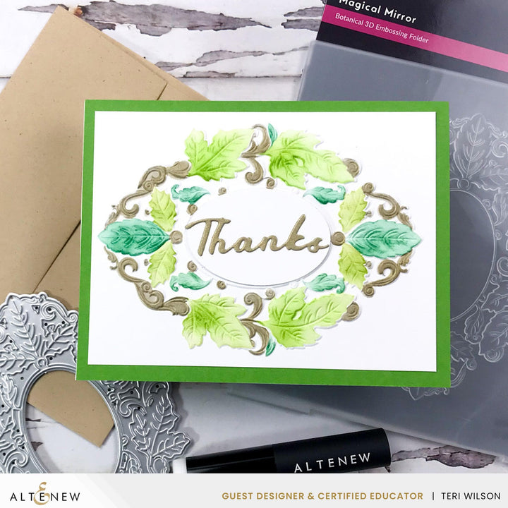 Altenew Stencil & Embossing Folder Bundle Magical Mirror
