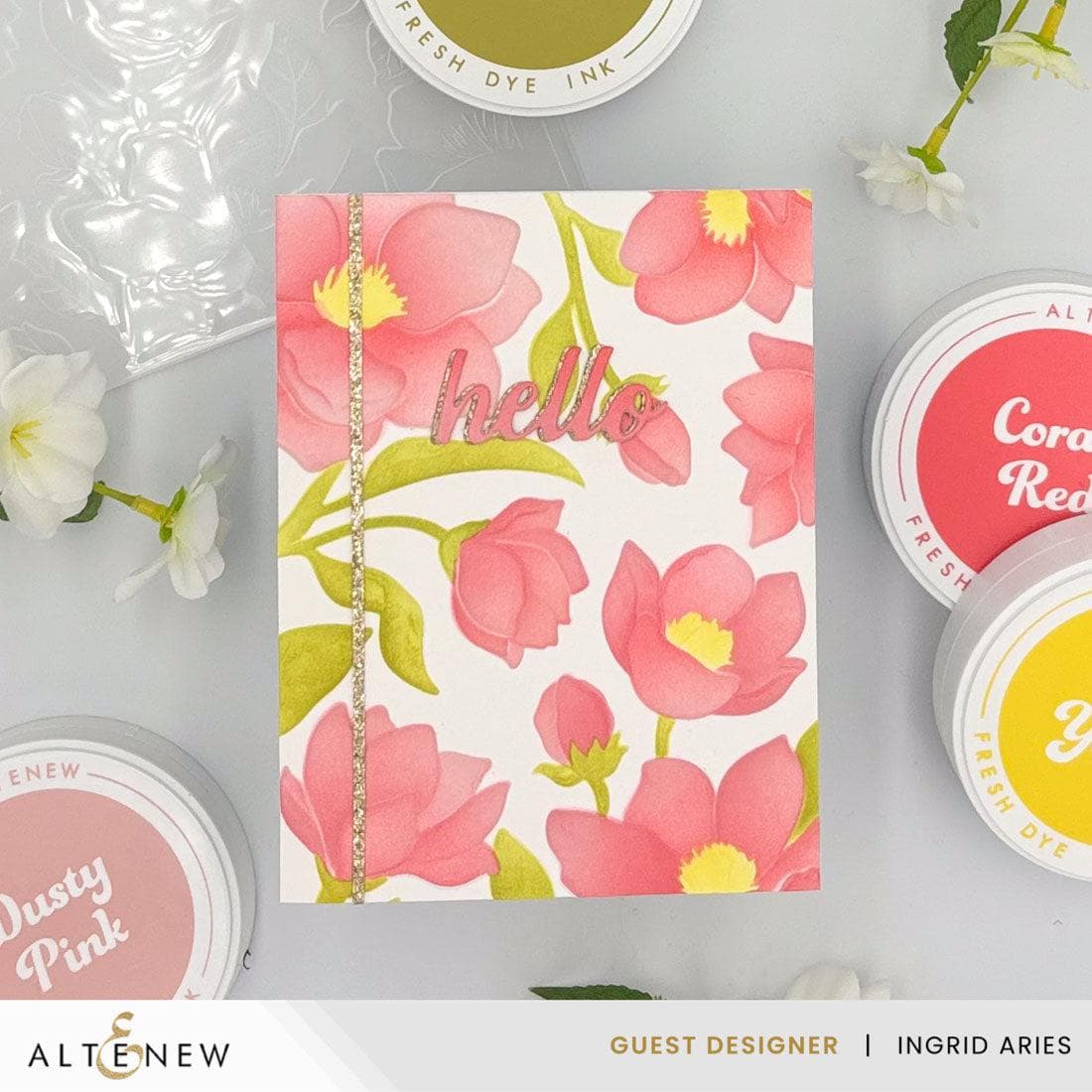 Magnolia Dreams: Stencil & Embossing Folder Bundle | Altenew