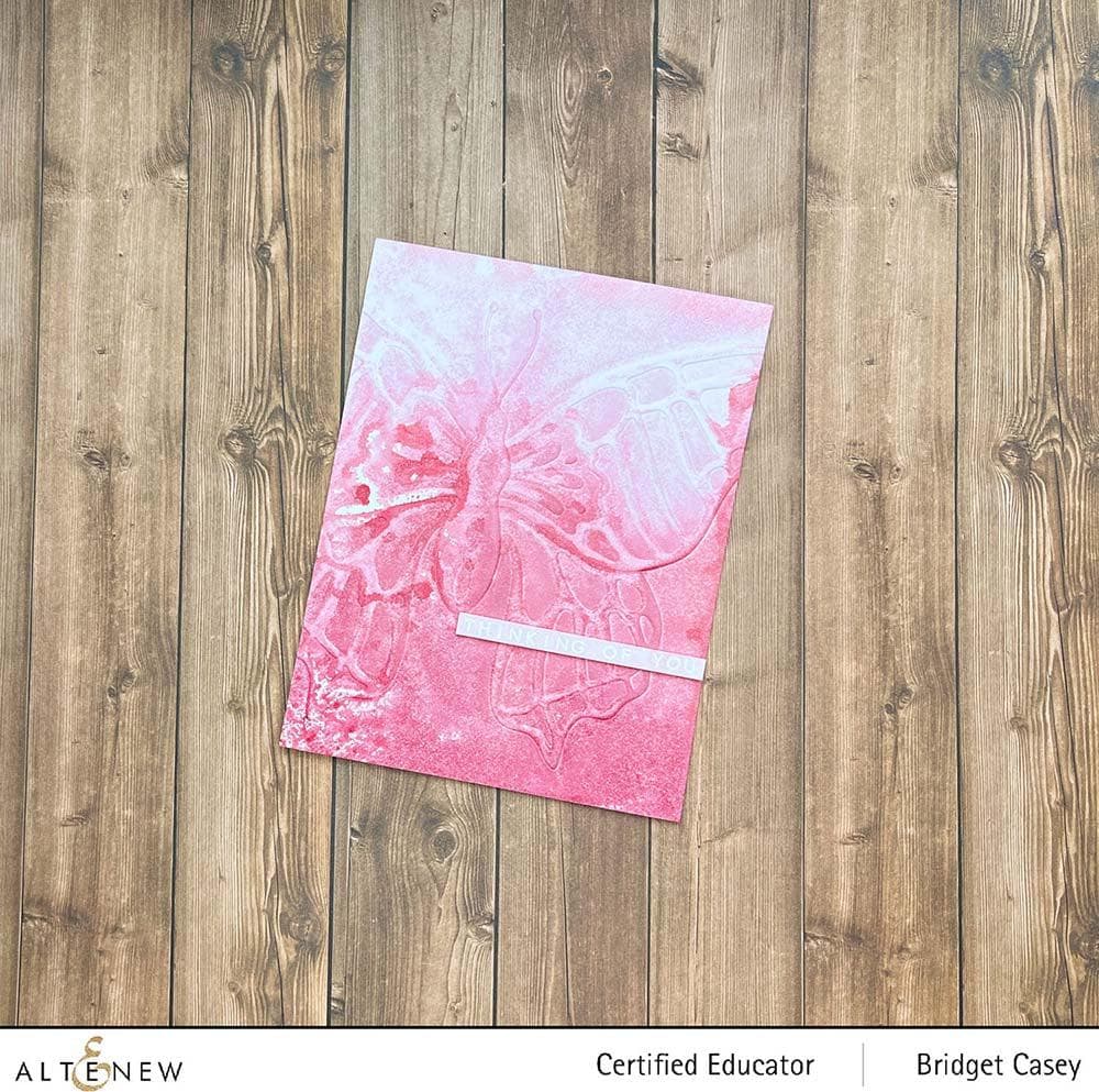 Altenew Stencil & Embossing Folder Bundle Mariposa Embossing Folder & Stencil Bundle