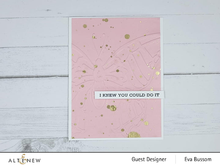 Altenew Stencil & Embossing Folder Bundle Mariposa Embossing Folder & Stencil Bundle