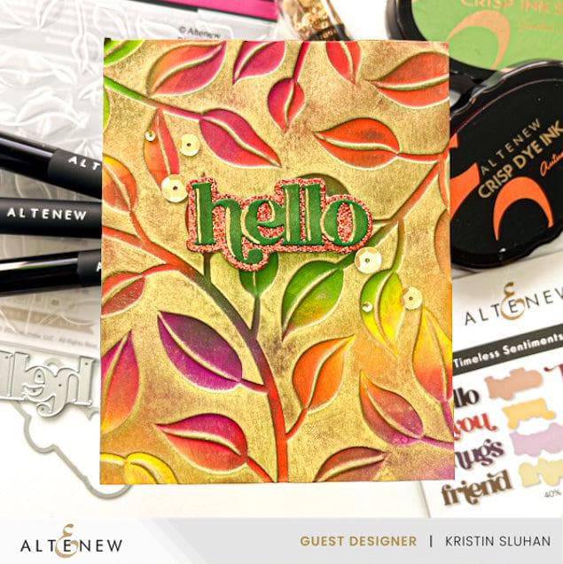 Playful Leaves: Stencil & Embossing Folder Bundle | Altenew