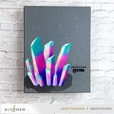 Altenew Hot Foil Plate & Stencil Bundle Shining Crystals
