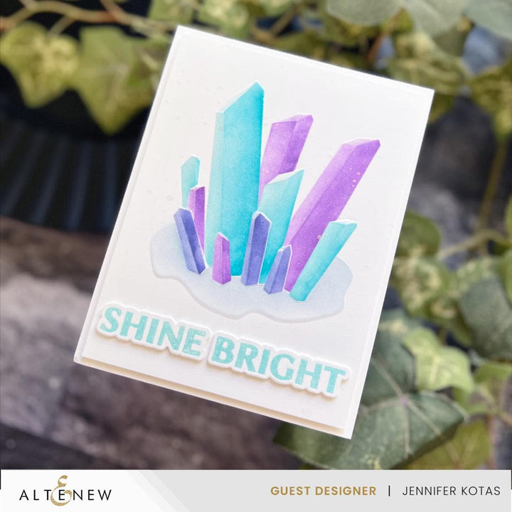 Altenew Hot Foil Plate & Stencil Bundle Shining Crystals