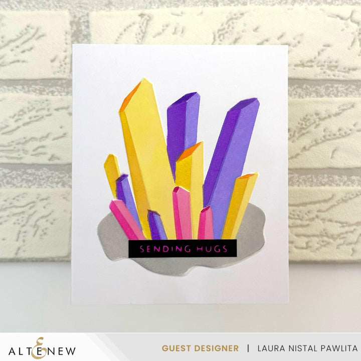 Altenew Hot Foil Plate & Stencil Bundle Shining Crystals