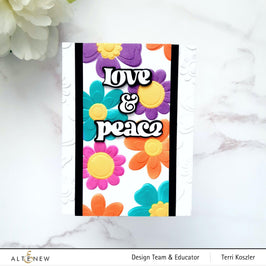 Altenew Stencil & Embossing Folder Bundle Sixties Sunshine Complete Bundle