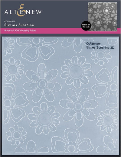 Altenew Stencil & Embossing Folder Bundle Sixties Sunshine Complete Bundle