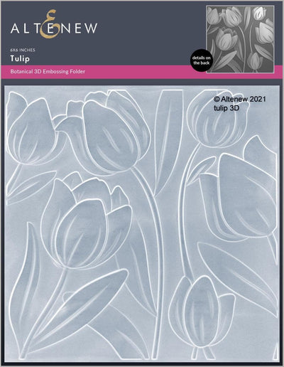 Altenew Stencil & Embossing Folder Bundle Tulip