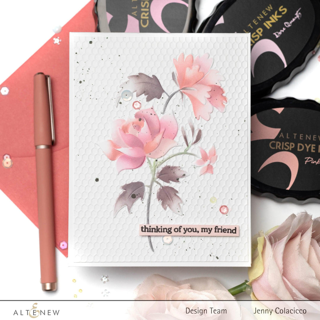 Altenew Stencil & Embossing Folder Bundle Vintage Lace Stencil & Embossing Folder Bundle